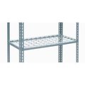 Global Equipment Additional Shelf Level Boltless Wire Deck 48"W x 12"L - Gray 717261